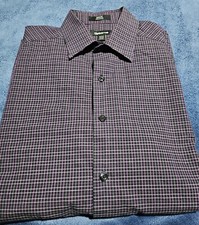 Men  s Claiborne Stretch Long Sleeve Button Down Cotton Shirt Sz 15 1/2 191