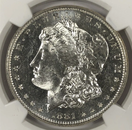 1881-S Morgan Dollar 1.00. NGC 63 PL. Proof like.