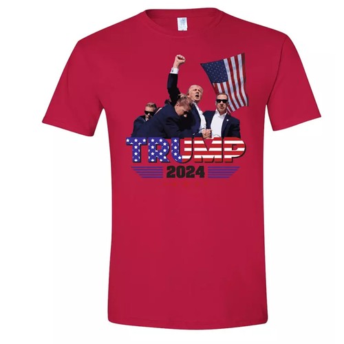 Men's Donald Trump Shirt Trump 2024 Shirt Still Standing Tee Trump Fist Pump-Tee - Picture 24 of 26