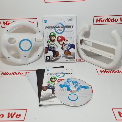 MARIO KART Wii + 2 Steering Wheels *Premium Refurbished* eBay
