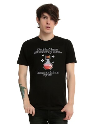 Hot Topic Mens Its All Fun & Games Until Someone Gets Hurt.Potion Shirt New 3XL