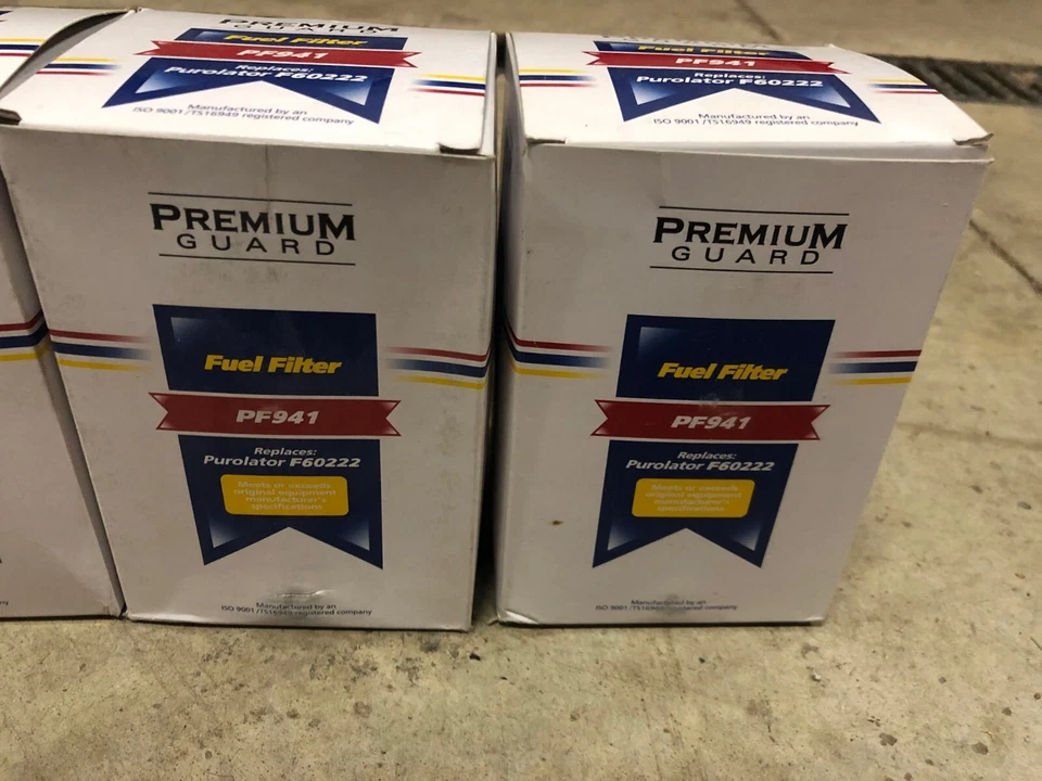 Lote de (4) filtros de combustible Motor Premium Guard PF941 para VOLVO 9700, VHD, VNL, GMC Foto 2 de 4