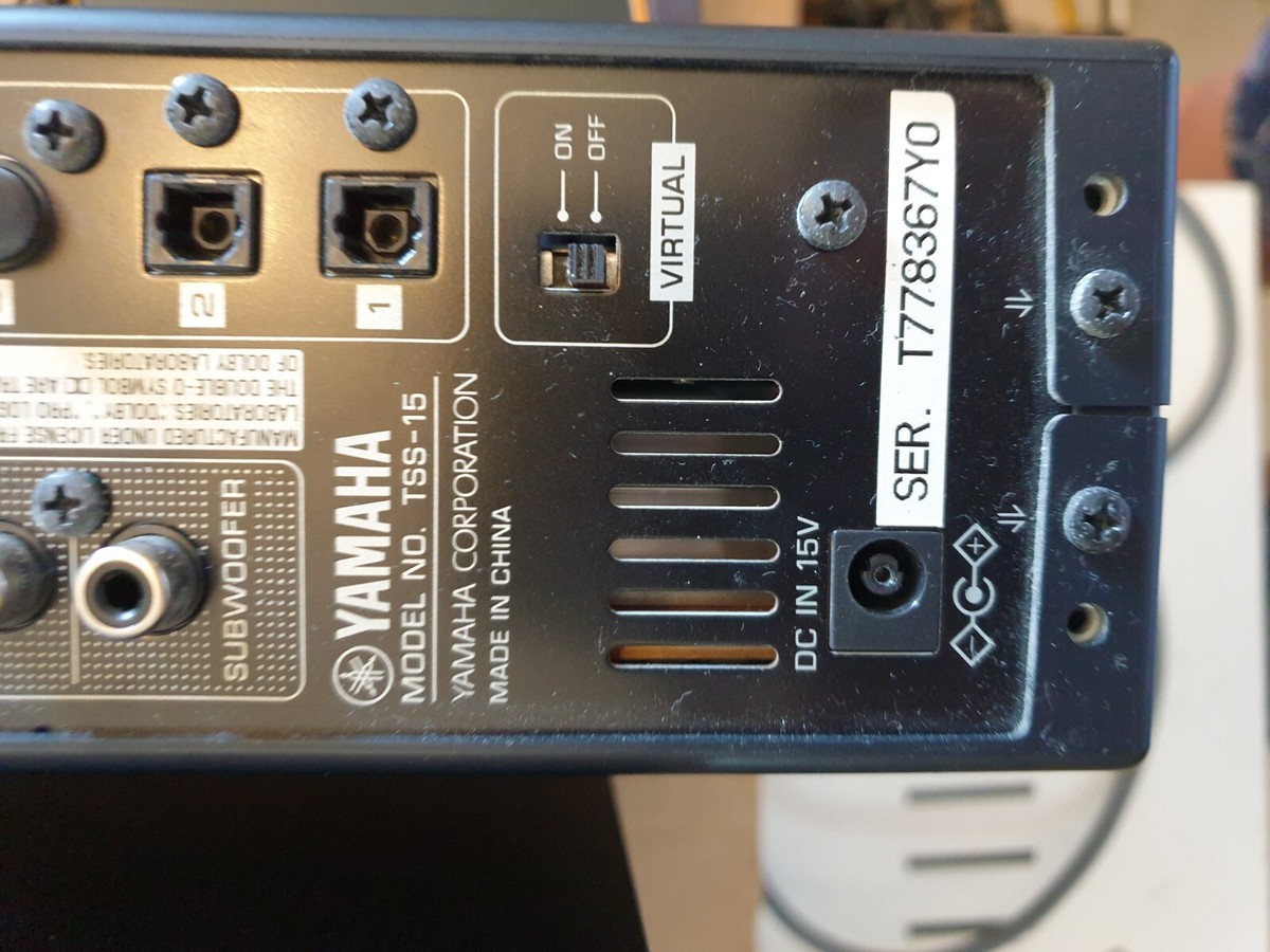 Yamaha TSS-15 5.1 Channel Home Theater System with remote in good