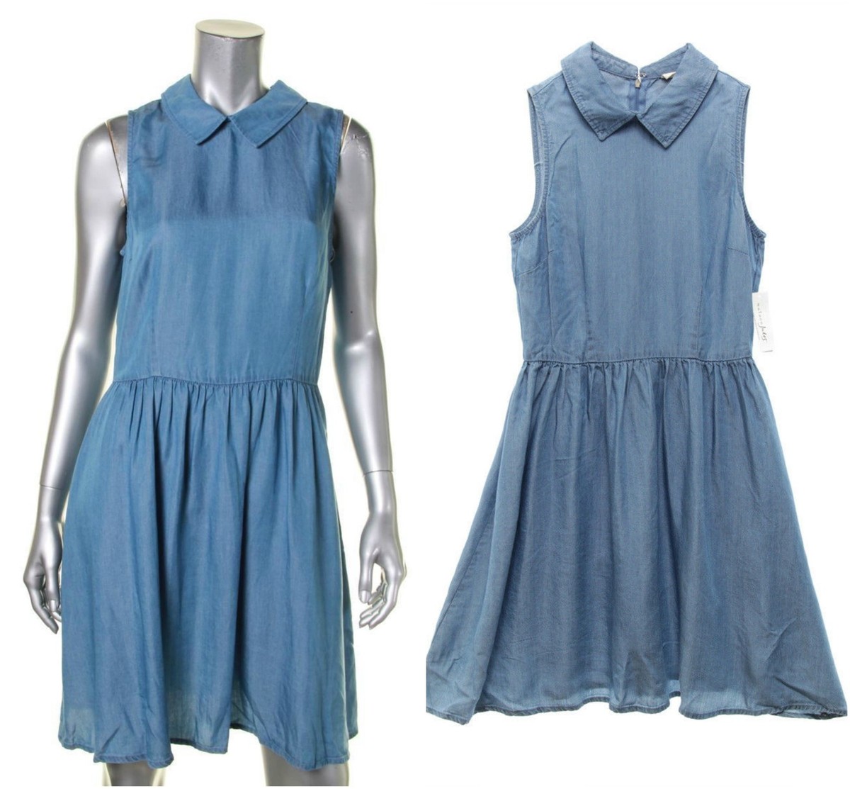 maison jules denim dress Denim Dress, Maison Jules, Sz L