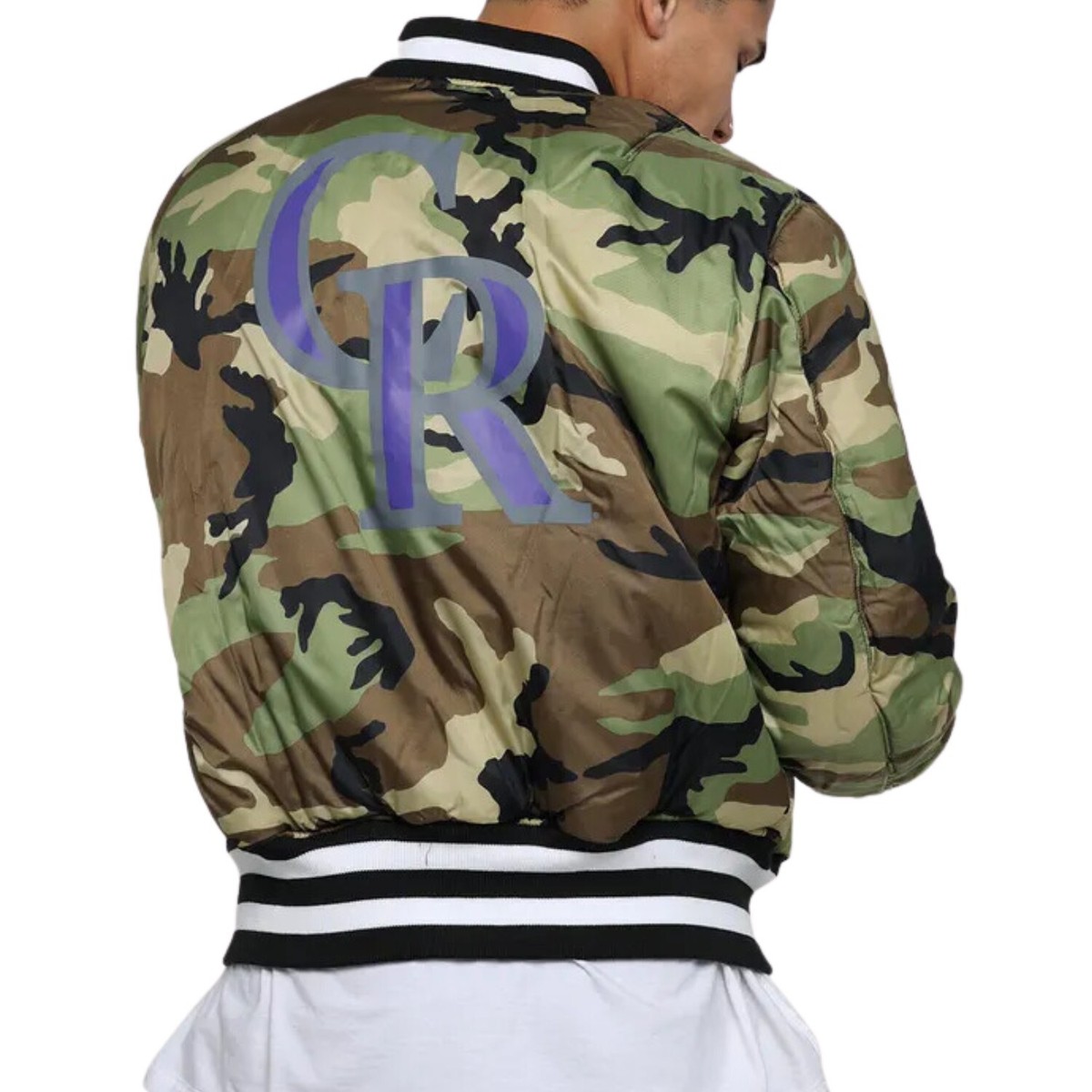 New Era Colorado Rockies Varsity Jacket Mens Style New Era Colorado Rockies Varsity Jacket Mens Style