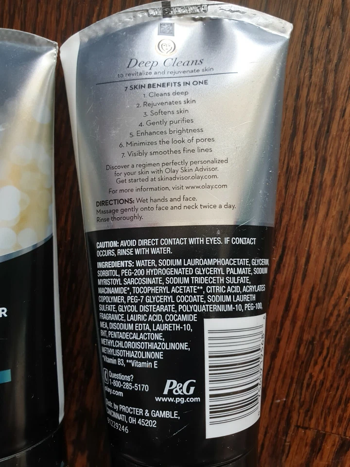 2 pack Olay Total Effects 7-In-1 Foaming Cleanser 5oz each - Image 3 of 3