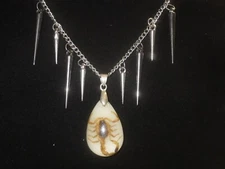 Scorpion Spike Necklace