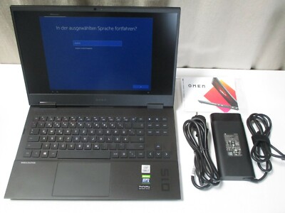 HP Omen 15-ek1770ng i7 8x2,20Ghz 1TB SSD 16GB Win10 FullHD Geforce RTX3070 8GB-