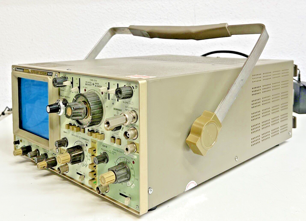 Panasonic VP-5512P - Two Channel 100MHz Oscilloscope | eBay