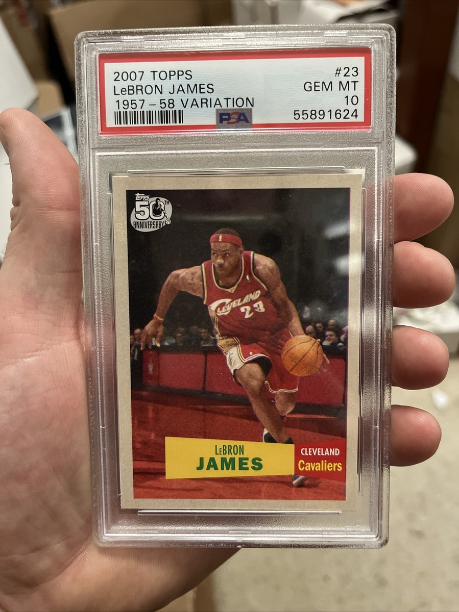 1957 Topps 2007 Topps Lebron James LeBron James 2007 Topps 57-58