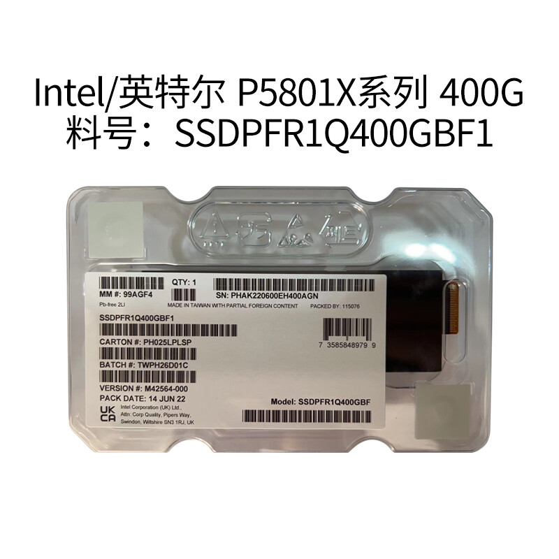 INTEL SSD P5801X 400G SSDPFR1Q400GBEF /SSDPFR1Q400GBF1 PCIe
