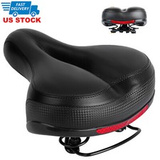 Comfort Bike Saddle Bicycle Seat Air Cushion Pad Wide Big Bum Soft Gel Cruiser