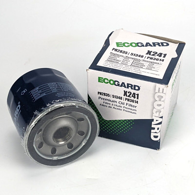 Ecogard X241 Spin On Oil Filter - HAAS 58-2007 PF53 PH3614 51348 1348 PH2835