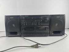 Vintage Sony Boombox Stereo CFS-W455 AM/FM Cassette Player Recorder WORKS
