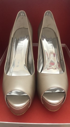 SCARPE DONNA MISURA 40 TACCO 12 ELEGANTI COMODE CHIC ORO SATINATO CERIMONIA!  | eBay