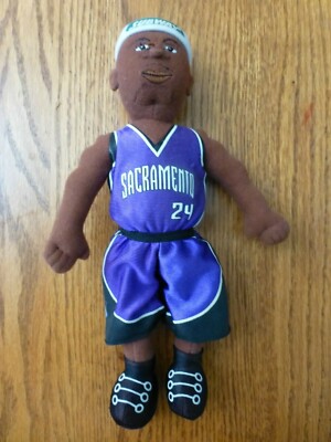 10'' Bobby Jackson 2003 SUBWAY Sacramento Kings NBA Bean Bag Plush Doll 