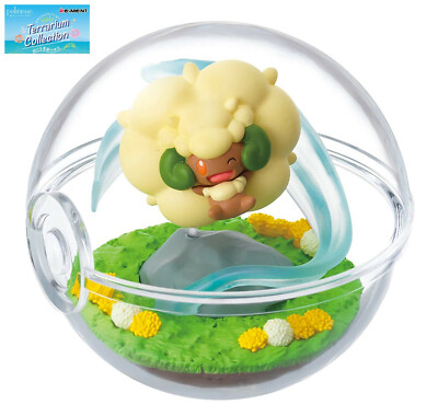 RE-MENT Pokemon Terrarium Collection Changing Seasons Mini Figure Toy Whimsicott