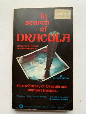 In Search of Dracula Raymond McNally and Radu Florescu Paperback1973 3rd