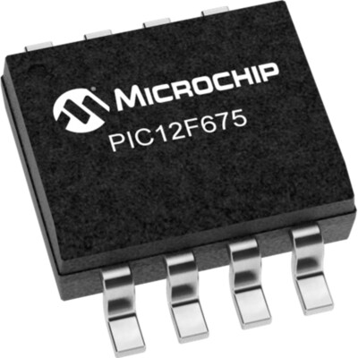 PIC12F675-I/SN Mikrocontroller 1Kx14 Flash 6I/O 20MHz SO8 Microchip