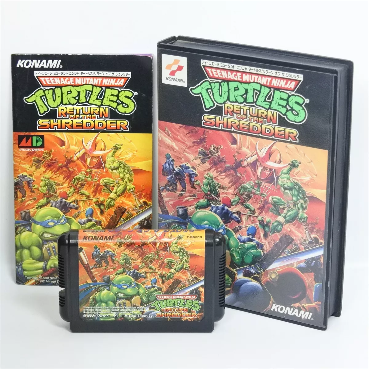 Teenage Mutant Ninja TURTLES RETURN OF THE SHREDDER TMNT Mega Drive Sega 4398 md