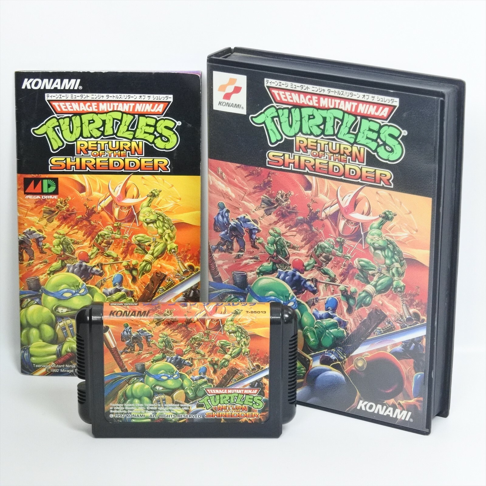 Teenage Mutant Ninja TURTLES RETURN OF THE SHREDDER TMNT Mega Drive Sega 4398 md