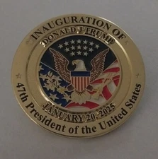 President Trump Inauguration Pin 2025