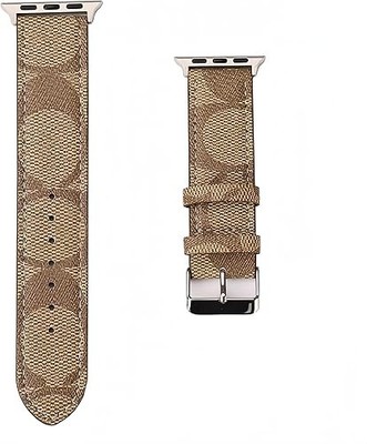 Leather Band 44mm 42mm 40mm 38mm Compatible with Apple Watch Men Women,Design...