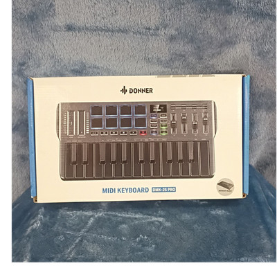 Donner DMK-25 PRO 25-Key MIDI Keyboard Controller w/ Pads, Faders, USB