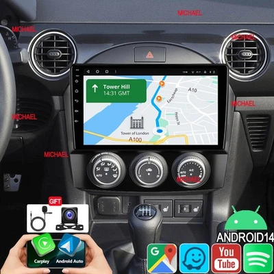 AUTOPARTS-MICHAEL 64G RADIO STEREO FOR MAZDA MX-5 2005-2014 CARPLAY ANDROID 14 GPS FM RDS SAT NAVI