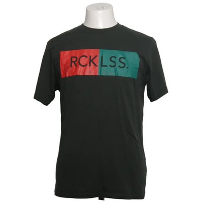 Young & Reckless, T-shirt, Größe: L, Grün/Rot, Baumwolle/Polyester, Print #mA0