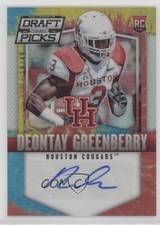 2015 Prizm Collegiate Draft Picks 18/49 Deontay Greenberry Rookie Auto RC rd4