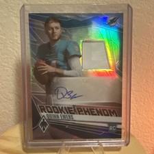 2025 Panini Phoenix #RPJ-QES Quinn Ewers Rookie Patch Auto  /149 (RC) Miami