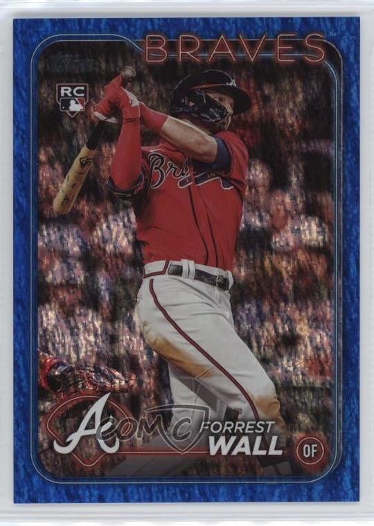 2024 Topps Series 2 Blue Foil 696/999 Forrest Wall #391 Rookie RC 1o2w