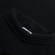 Stone Island NWT Pullover Turtleneck Sweater Size XL in Solid Navy Blue