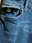 Twentyone Black: Blue, Distressed, Emb., 5 Button Pocket, Stretch Jeans Size7/8R — photo 3