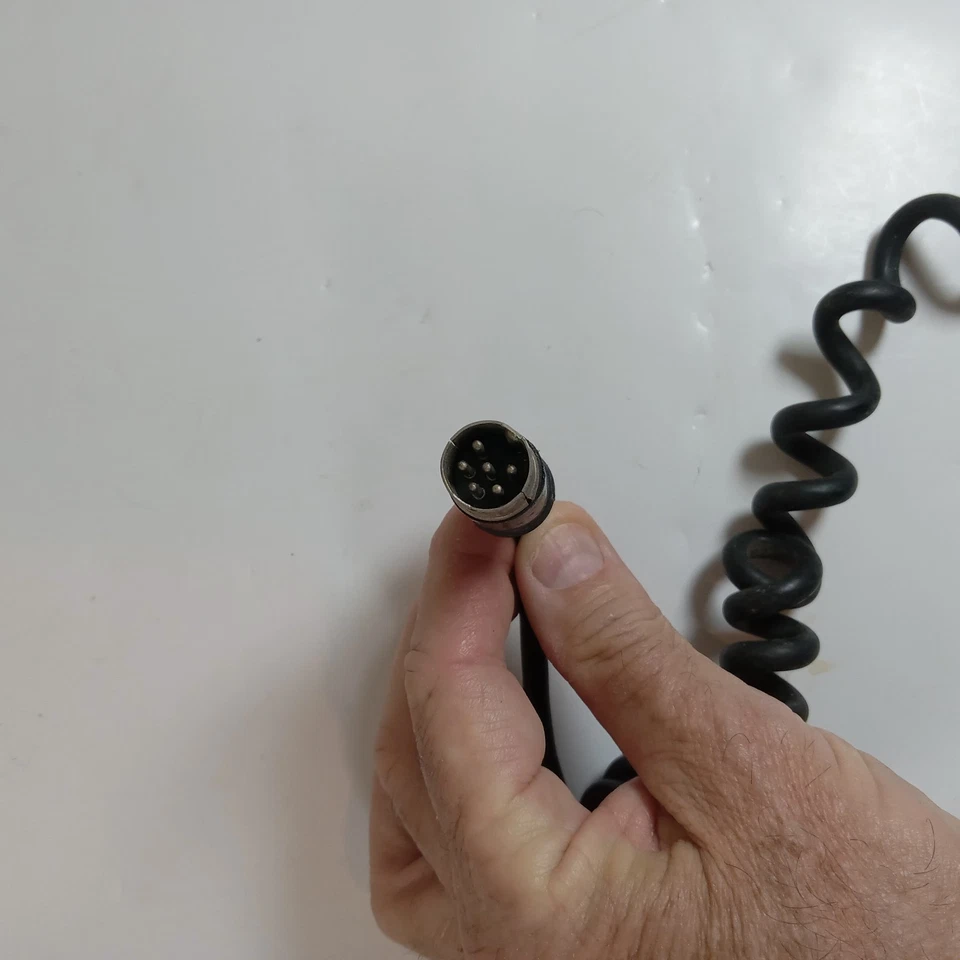 Micrófono de mano Xtal CB con control de ganancia variable conector de 6 pines sin probar Foto 2 de 4