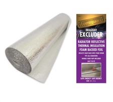 Radiator Reflector Foil Sheets Heat Reflective Insulation Energy Saving 4mX47cm