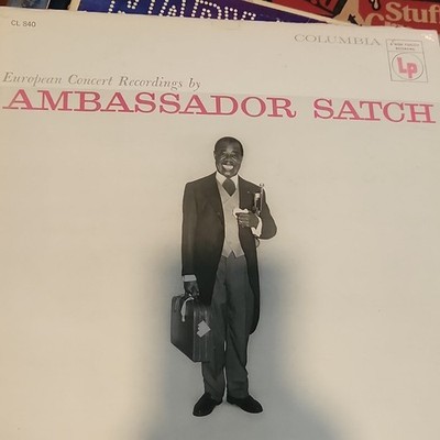 Columbia Ambassador Satch Louis Armstrong & His All-Stars LP Vinyl CL 840