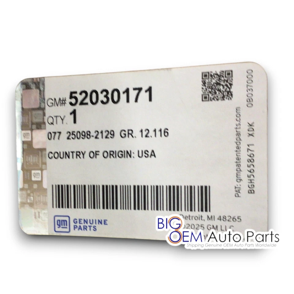 Colorado Canyon 2015-2022 lado del pasajero 6'2" largo platón tapa riel moldura nuevo OEM Foto 4 de 4