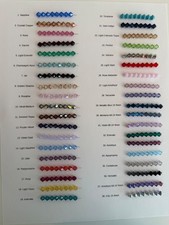 Vintage 6mm 5301 Bicone Beads Swarovski Austrian Crystal Qty:12 Choice of Color