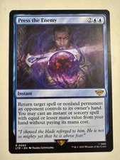 MTG Press the Enemy (65/506) The Lord of the Rings Tales of Middle-earth NM