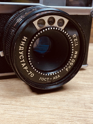 Soviet camera SOKOL-2 LOMO 35 mm film rangefinder INDUSTAR-70 USSR