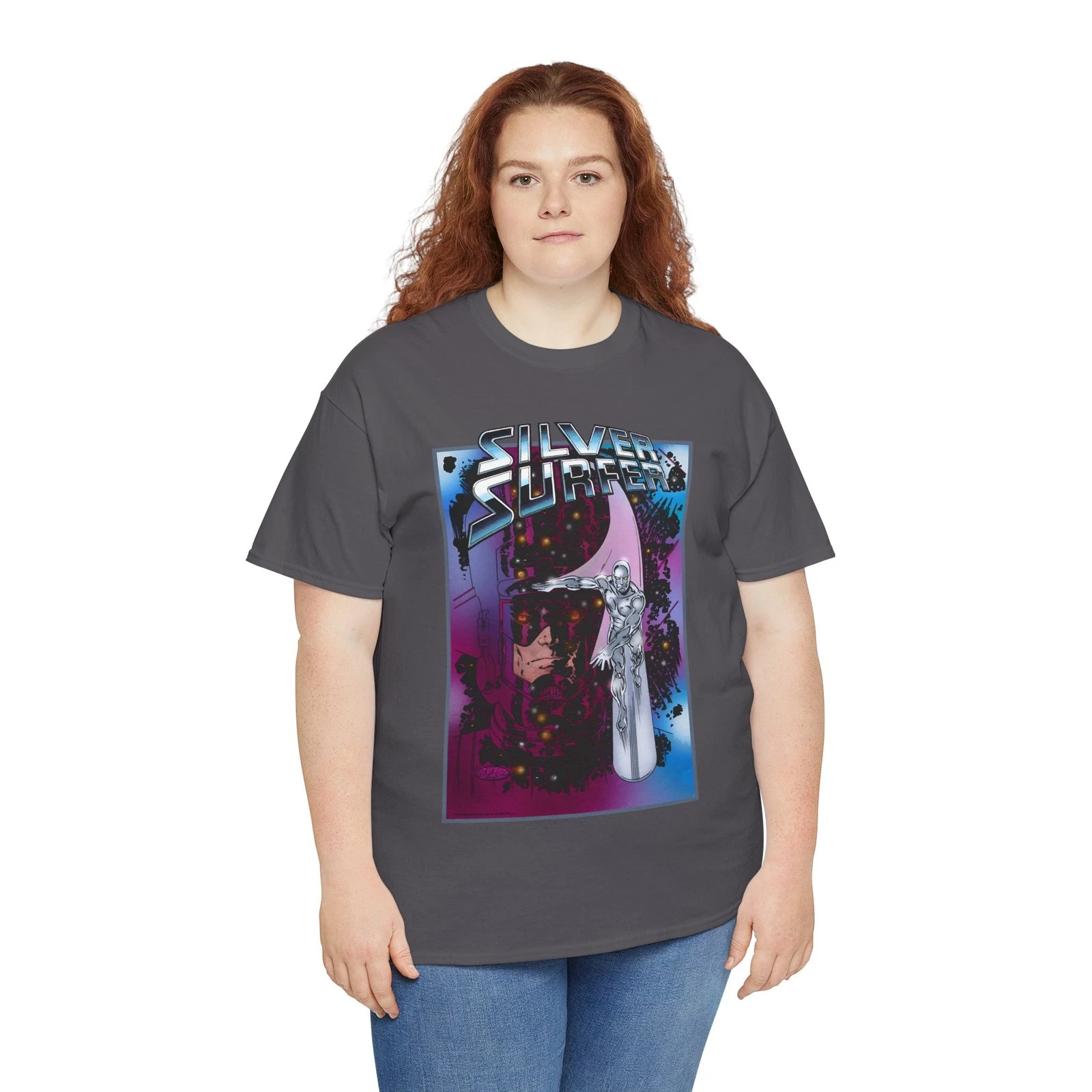 Silver Surfer & Galactus T-Shirt - John Byrne Art - Marvel Comics