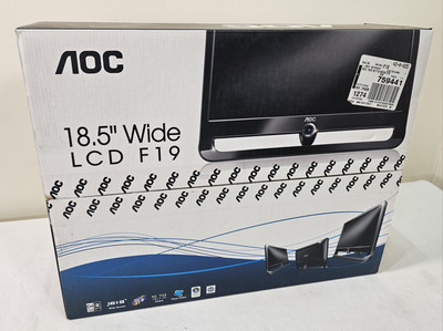 AOC F19 18.5'' LCD Monitor 1366x768 - NEW