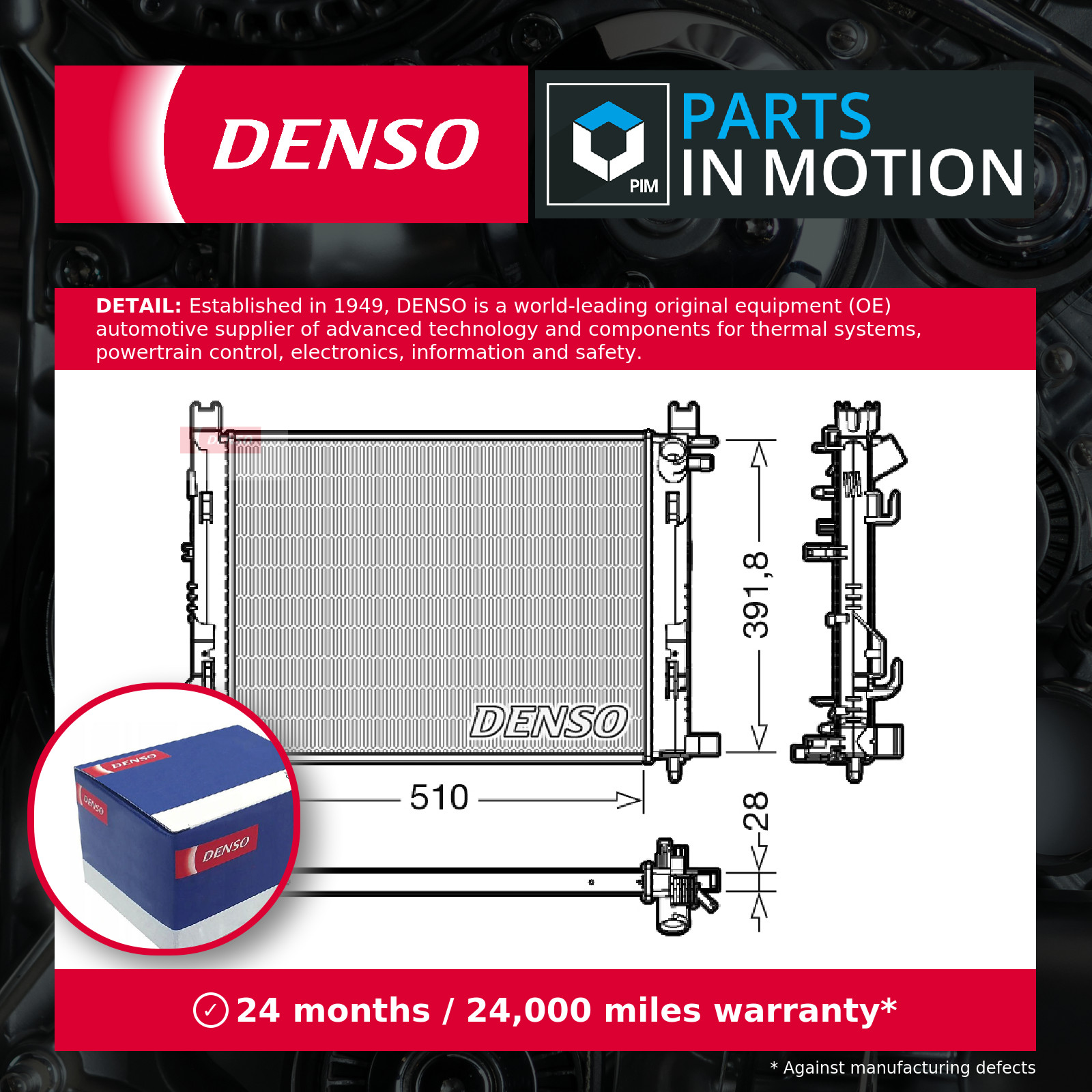 RADIATOR ENGINE COOLING DRM23109 FOR RENAULT CLIO/MIO/IV/Sport/Tourer/SPORT 1.6L - Image 10