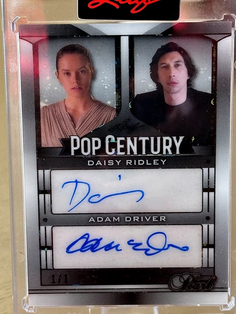2025 Leaf Daisy Ridley & Adam Driver Star Wars Kylo Ren & Rey Dual Auto 1/1