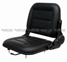 Universal Black Forklift Seat | CAT Clark Komatsu Nissan Yale Toyota Hyster
