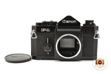  Excellent 5 Canon F-1 Black 35mm Film SLR Camera Tested Working from Japan