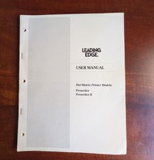 Leading Edge Prowriter I & II Dot Matrix Prin...