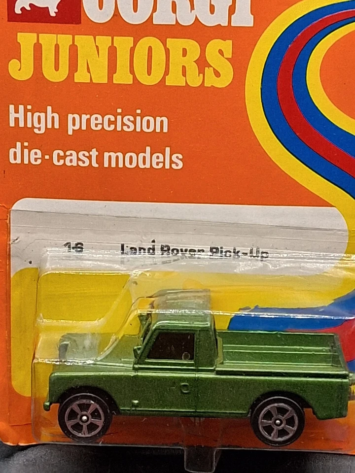 Vintage 1973 CORGI Juniors Land Rover Pickup Truck MOC - Image 2 of 4